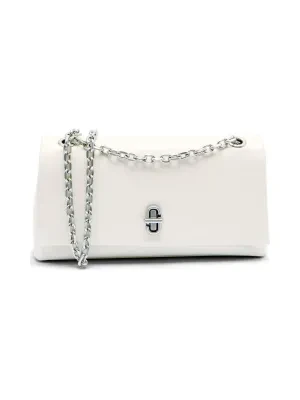 Marc Jacobs Skórzana torebka na ramię The Dual Chain Mini Bag