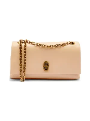 Marc Jacobs Skórzana torebka na ramię The Dual Chain Mini Bag