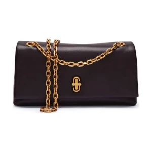 Marc Jacobs Skórzana torebka na ramię The Dual Chain Mini Bag