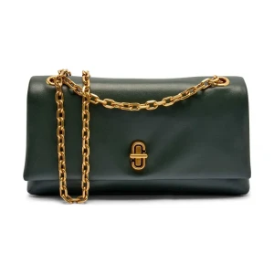 Marc Jacobs Skórzana torebka na ramię The Dual Chain Mini Bag