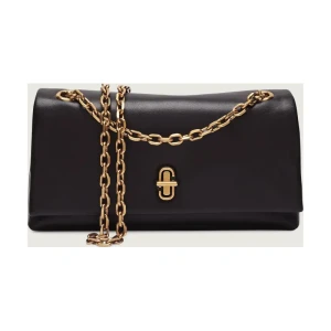 Marc Jacobs Skórzana torebka na ramię The Dual Chain Mini Bag