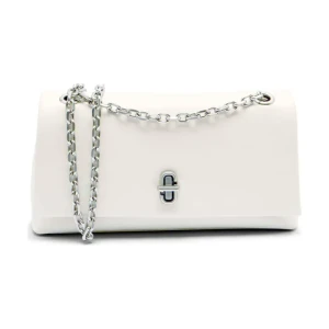 Marc Jacobs Skórzana torebka na ramię The Dual Chain Mini Bag