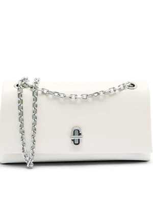 Marc Jacobs Skórzana torebka na ramię The Dual Chain Mini Bag