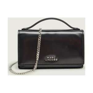 Marc Jacobs Skórzana torebka na ramię The Glam Mirror Mini Bag