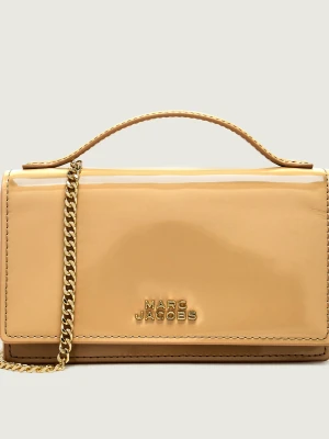 Marc Jacobs Skórzana torebka na ramię The Glam Mirror Mini Bag