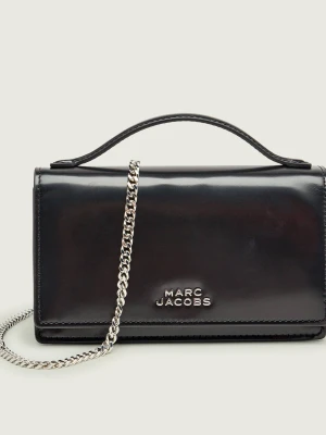 Marc Jacobs Skórzana torebka na ramię The Glam Mirror Mini Bag