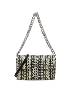 Marc Jacobs Skórzana torebka na ramię THE Monogram J MARC