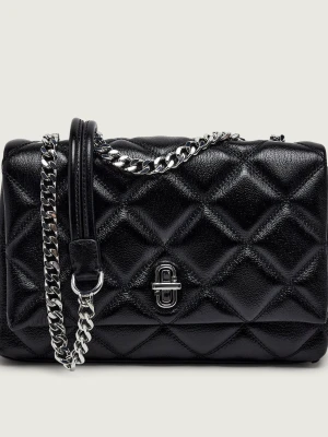 Marc Jacobs Skórzana torebka na ramię THE SLIM DUAL CHAIN SHOULDER