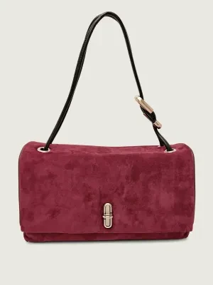 Marc Jacobs Skórzana torebka na ramię The Suede Large Dual