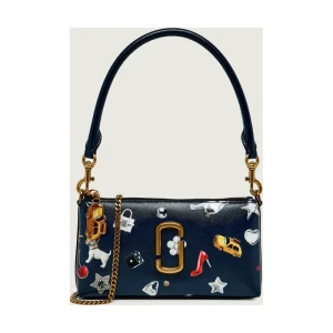 Marc Jacobs Skórzana torebka na ramię The Trinket Snapshot Convertible Shoulder Bag