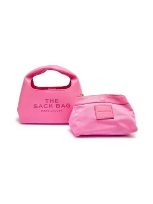Marc Jacobs Skórzane hobo + saszetka The Mini Sack Bag