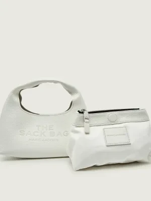 Marc Jacobs Skórzane hobo + saszetka The Mini Sack Bag