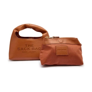 Marc Jacobs Skórzane hobo + saszetka The Mini Sack Bag