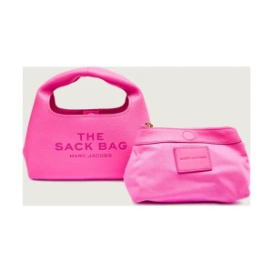 Marc Jacobs Skórzane hobo + saszetka The Mini Sack Bag