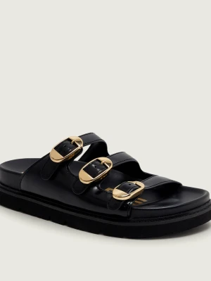 Marc Jacobs Skórzane klapki THE LEATHER KIKI SLIDE