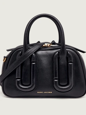 Marc Jacobs Skórzany kuferek Babe Top Handle czarny