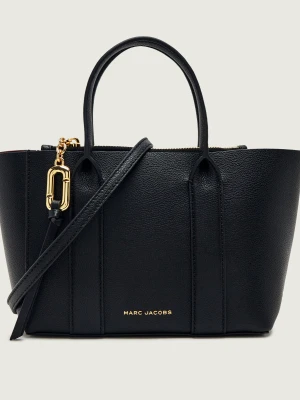 Marc Jacobs Skórzany kuferek Pop J Marc Small Work Tote czarny
