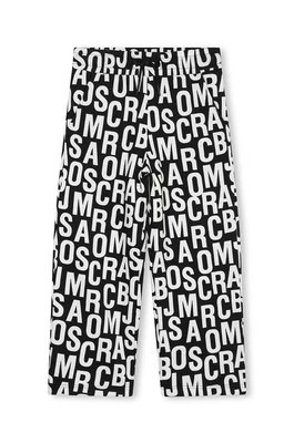 Marc Jacobs spodnie dresowe dziecięce kolor czarny wzorzyste