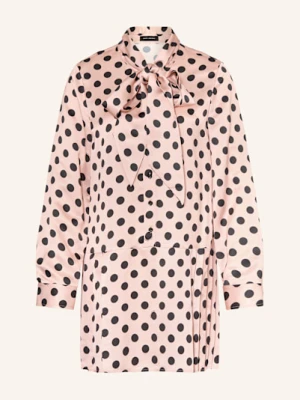 Marc Jacobs Sukienka Z Kokardą Z Satyny rosa