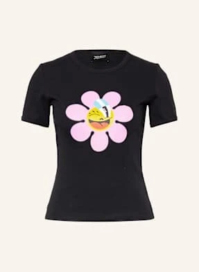 Marc Jacobs T-Shirt Daisy Ringer schwarz