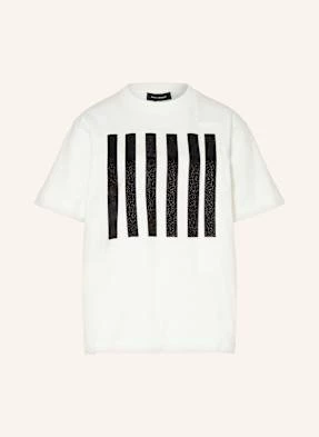 Marc Jacobs T-Shirt Z Cekinami weiss