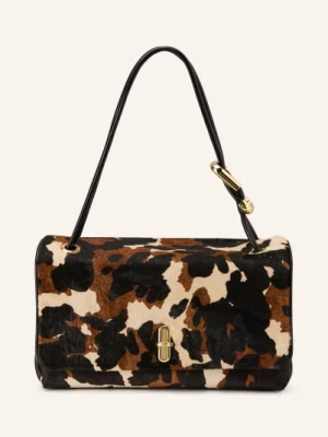 Marc Jacobs Torba Na Ramię The Cow Haircalf Large Dual Bag braun