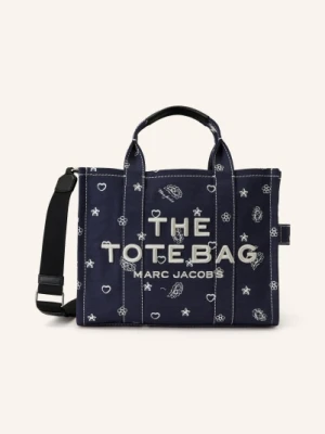 Marc Jacobs Torba Na Zakupy The Bandana Canvas Medium Tote Bag blau