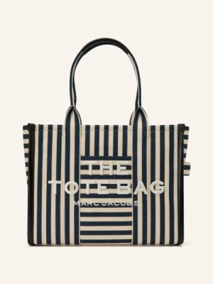 Marc Jacobs Torba Na Zakupy The Large Tote Striped Canvas blau