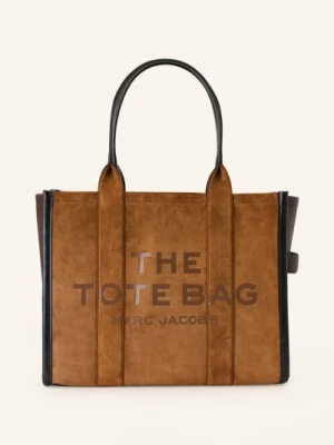 Marc Jacobs Torba Na Zakupy The Large Tote Suede Leather Mix braun