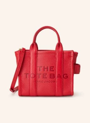 Marc Jacobs Torba Shopper The Crossbody Tote Bag Leather rot