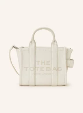 Marc Jacobs Torba Shopper The Crossbody Tote Bag Leather weiss