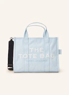 Marc Jacobs Torba Shopper The Medium Tote Bag Canvas blau