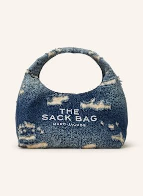 Marc Jacobs Torba Shopper The Sack Bag Rip Denim blau