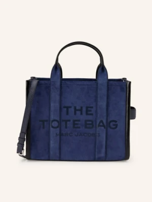 Marc Jacobs Torba Shopper The Suede Medium Tote Bag blau