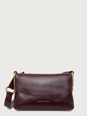 MARC JACOBS torebka crossbody damska skórzana MEDIUM SHOULDER BAG bordowy