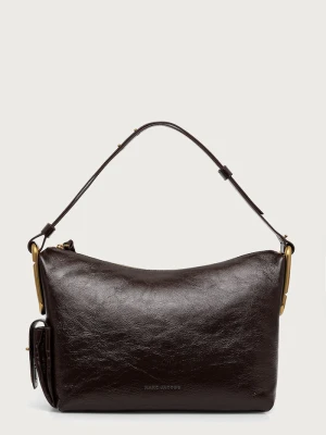 MARC JACOBS torebka damska skórzana SCENE LARGE SHOULDER brązowy