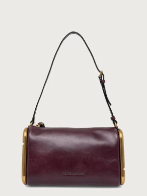MARC JACOBS torebka damska skórzana SMALL SHOULDER BAG bordowy