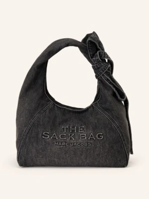 Marc Jacobs Torebka Hobo The Bow Denim Sack Bag schwarz