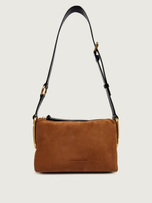 Marc Jacobs Torebka na ramię Medium Shoulder Bag | zamsz brązowy