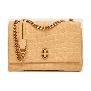 Marc Jacobs Torebka na ramię THE CROC SLIM DUAL | zamsz