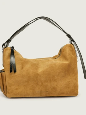 Marc Jacobs Torebka na ramię The Large Shoulder Bag | zamsz beżowy