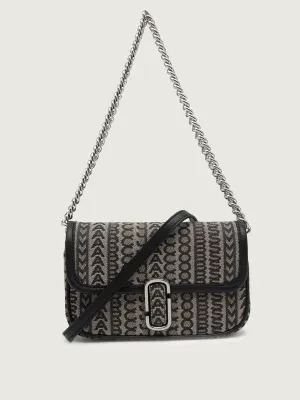 Marc Jacobs Torebka na ramię THE MONOGRAM J MARC MINI | z dodatkiem skóry