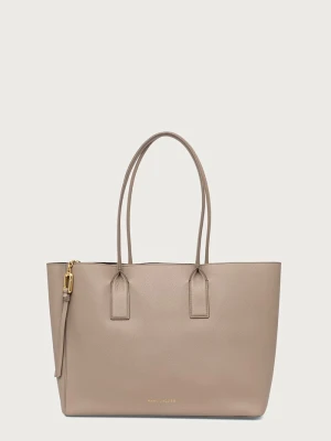MARC JACOBS torebka shopper damska skórzana WORK TOTE beżowy