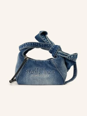 Marc Jacobs Torebka The Bow Denim Mini Sack Bag Z Woreczkiem blau