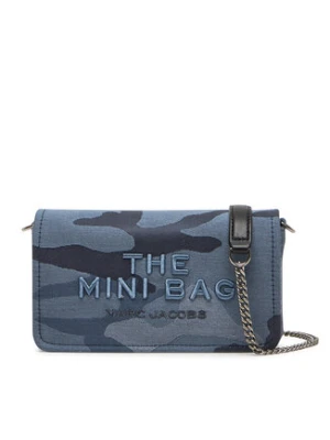 Marc Jacobs Torebka The Camo Cacquard Chain Mini Bag 2R4SMN015S03 Niebieski