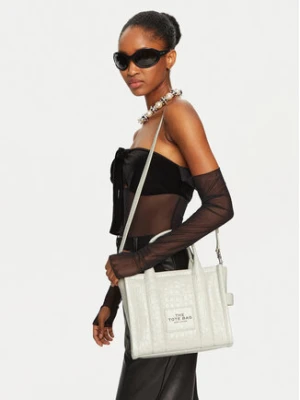 Marc Jacobs Torebka The Croc Embossed Tote Bag H022L01RE22 Écru