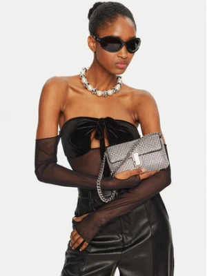Marc Jacobs Torebka The Rhinestone J Marc Mini Shoulder Bag H912M06RE22 Srebrny
