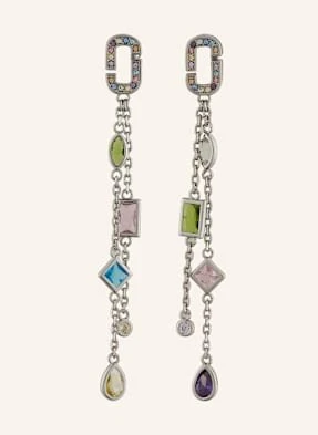Marc Jacobs Wiszące Kolczyki The J Marc Luxe Gem Linear Earrings silber