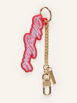 Marc Jacobs Zawieszka Do Torby The Cursive Logo Charm pink