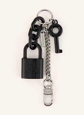 Marc Jacobs Zawieszka Do Torby The Lock Charm Chain schwarz